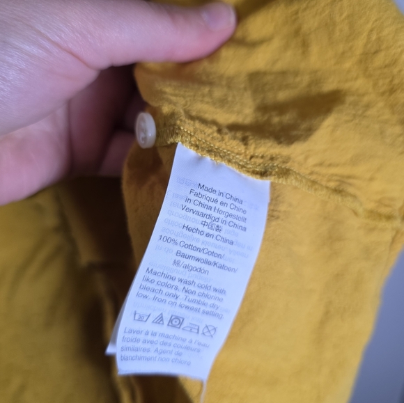 Madewell Hilltop Shirt In Clipdot Tungsten Glow Size Large - Picture 6 of 8